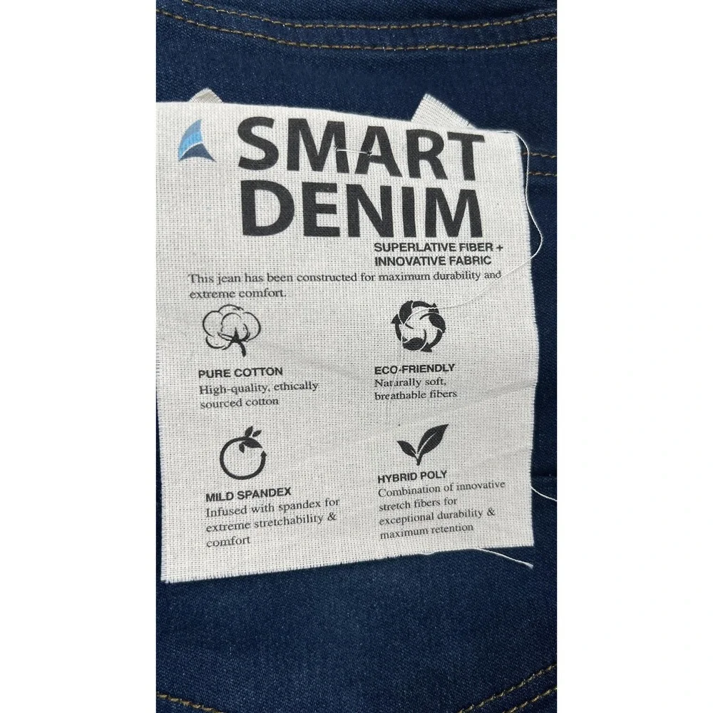 Tailor Vintage‎ Jeans Mens 38x30 Blue Canaan Slim Fit Smart Knit Stretch Denim